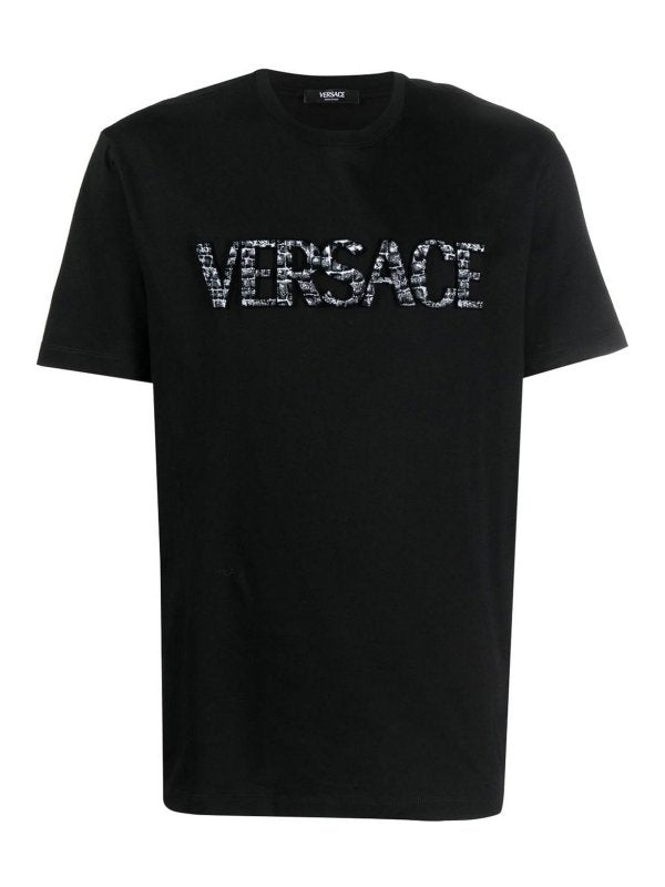 T-shirt Versace Ricamata.