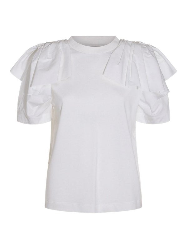 T-shirt In Cotone Bianco