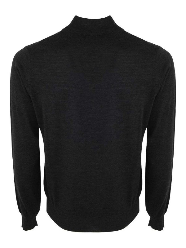 Maglione A Collo Alto  In Royal Merino