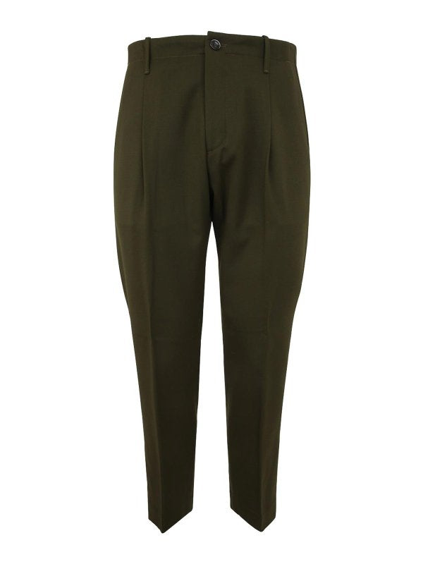 Pantaloni Stretch Con Pences