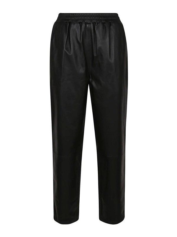 Pantalone Pelle Elastico Vita