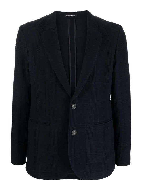 Giacca Blazer Monopetto In Lana