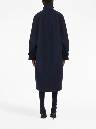 Cappotto Monopetto Oversize In Lana