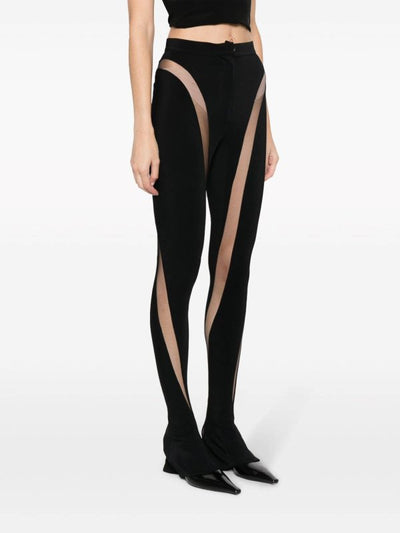 Leggings Con Pannelli Trasparenti