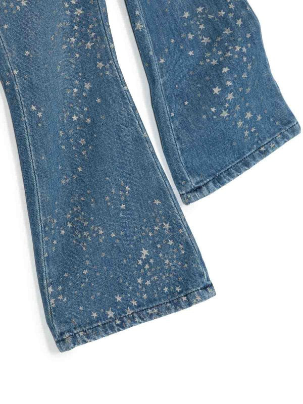 Jeans Con Stampa Di Stelle