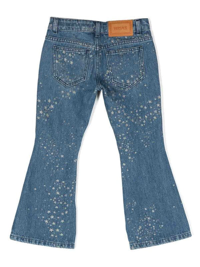 Jeans Con Stampa Di Stelle