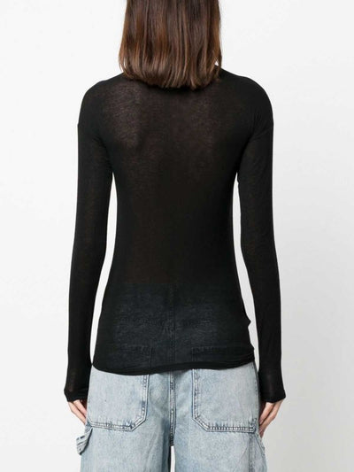 Top A Maniche Lunghe Con Cut-out