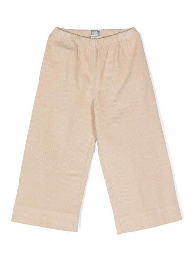 Pantaloni Slip-on In Velluto A Coste