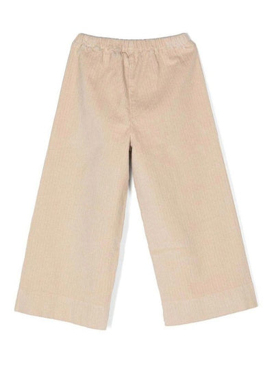 Pantaloni Slip-on In Velluto A Coste