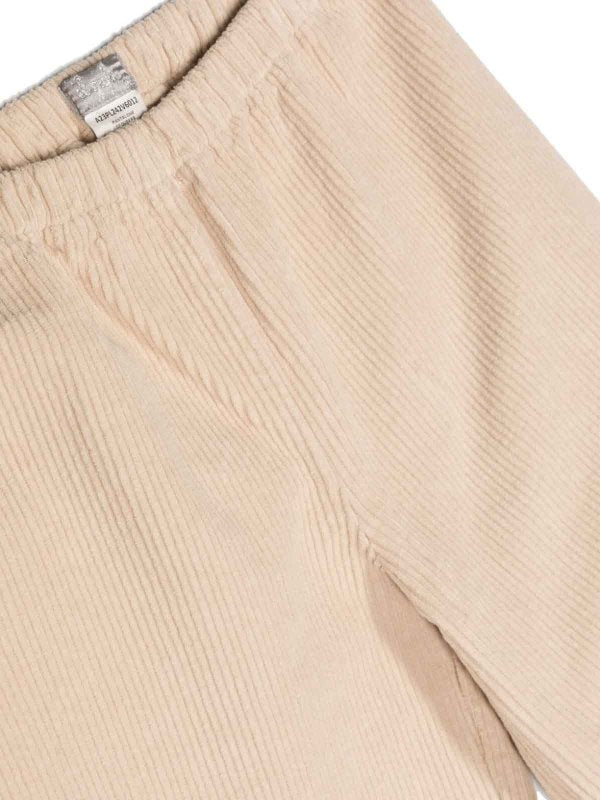 Pantaloni Slip-on In Velluto A Coste