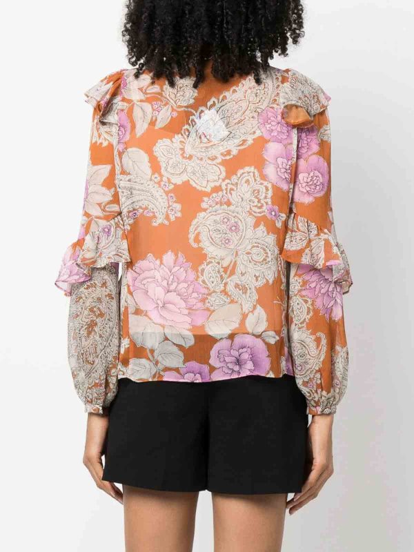 Blusa Con Stampa Floreale