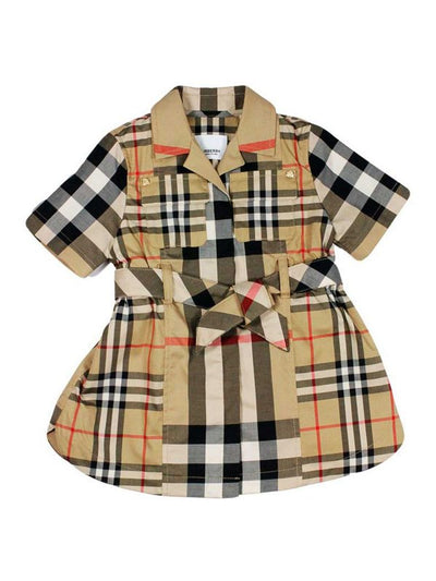 Vestito Vintage Check Beige