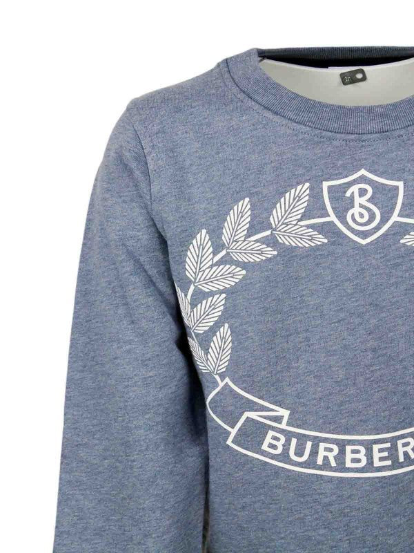 Maglione Burberry Di Colore Blu Chiaro