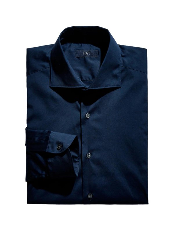 Camicia Blu In Cotone
