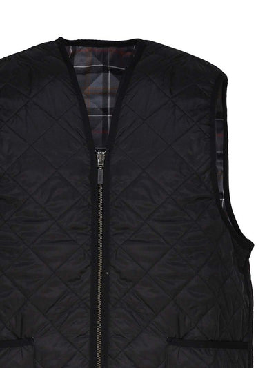 Gilet Trapuntato/fodera Con Zip