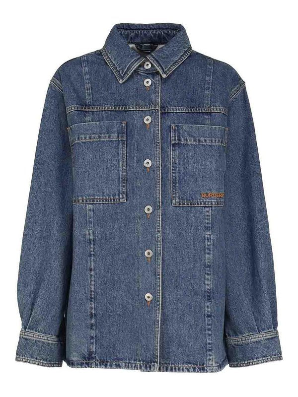 Camicia In Denim Oversize