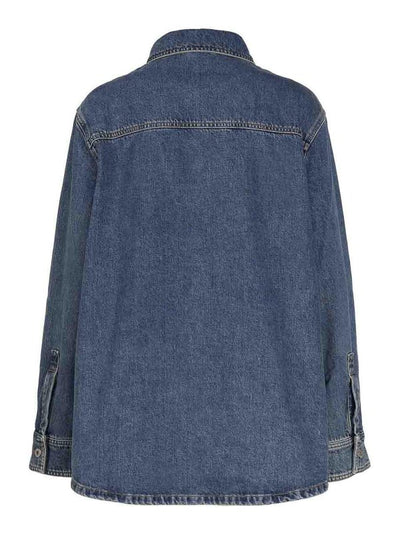 Camicia In Denim Oversize