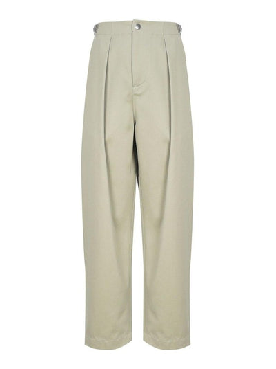 Pantaloni Moderni In Cotone Pinces