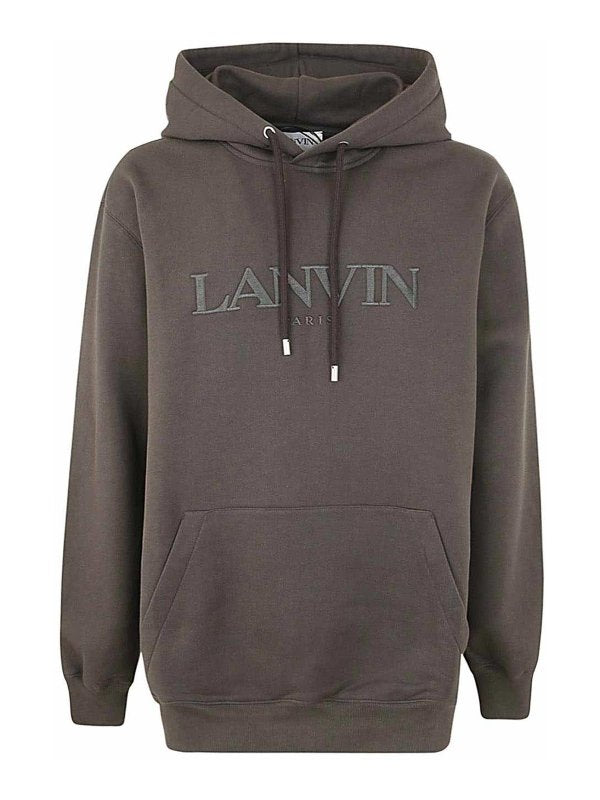 Felpa Oversize Con Cappuccio Lanvin Paris