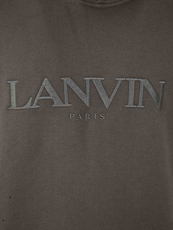 Felpa Oversize Con Cappuccio Lanvin Paris