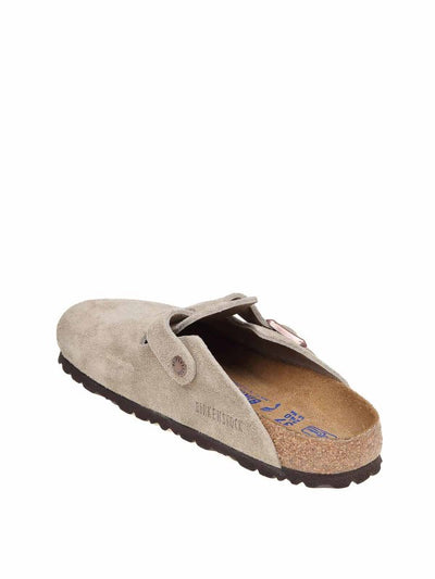 Sabot Boston Sfb In Pelle Scamosciata  Taupe