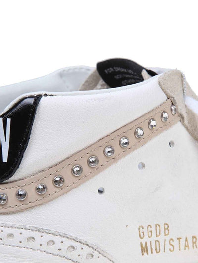 Sneakers Mid Star Con Cristalli Applicati