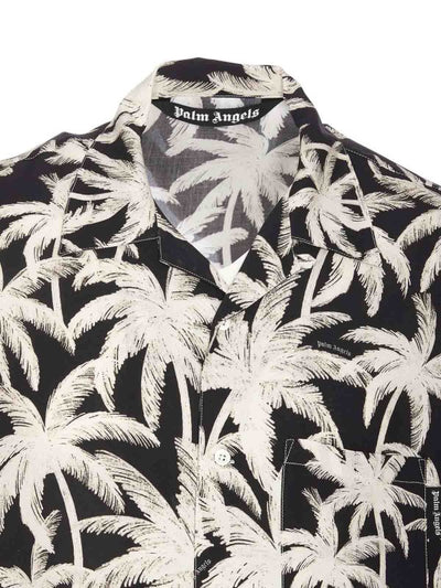 Camicia Con Palme All-over