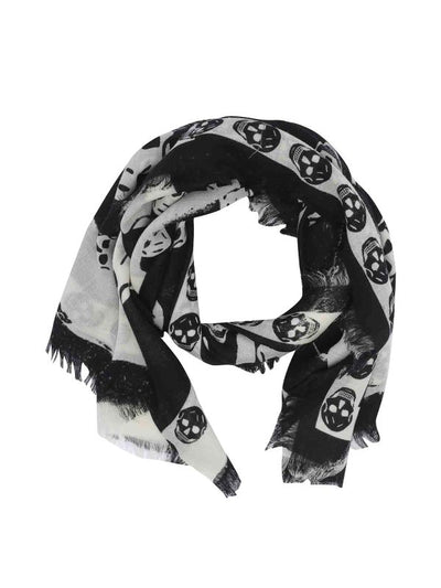 Foulard Con Teschio Squarciato