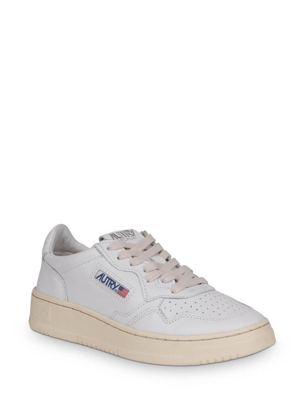 Sneakers Basse In Pelle