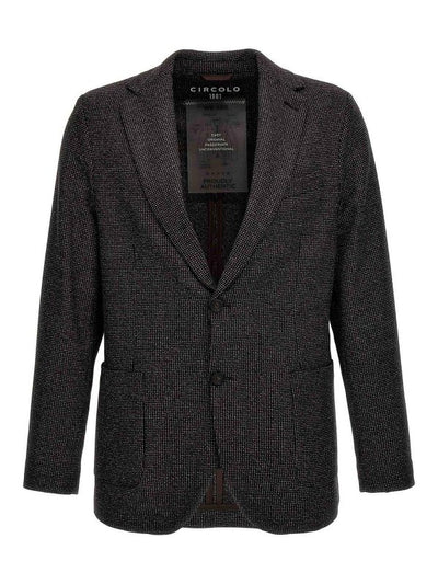 Occhio Di Pernice Wool Blazer