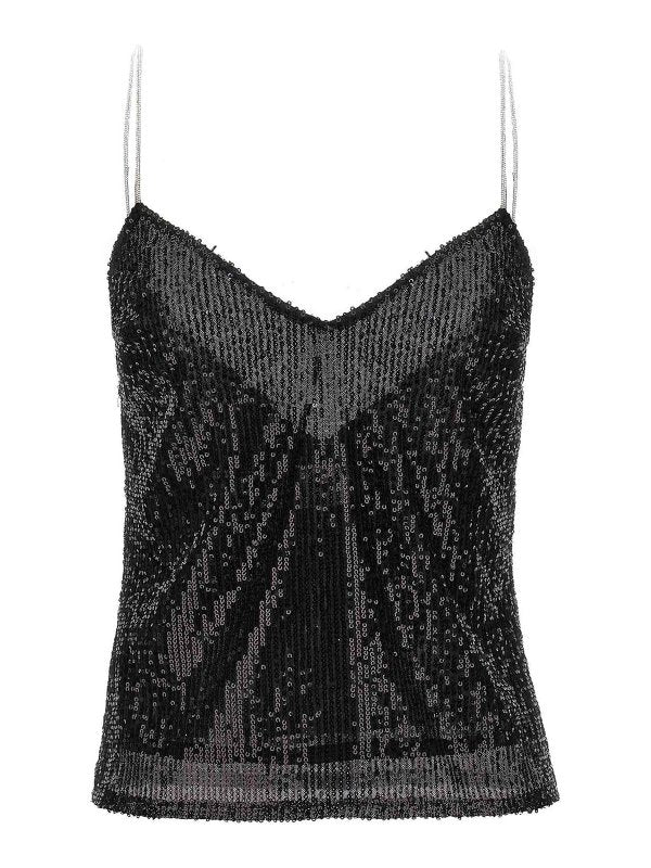 Top Con Paillettes