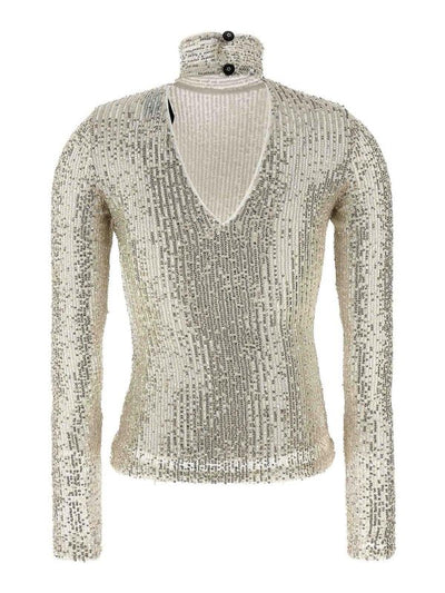 Top Con Paillettes