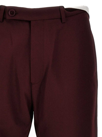 Pantaloni Sartoriali Con Cintura Arrotolata