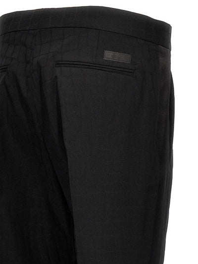 Pantaloni Jacquard Coccodrillo