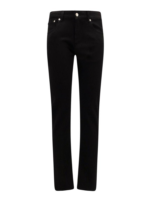 Pantalone In Cotone Stretch Logo Mcqueen