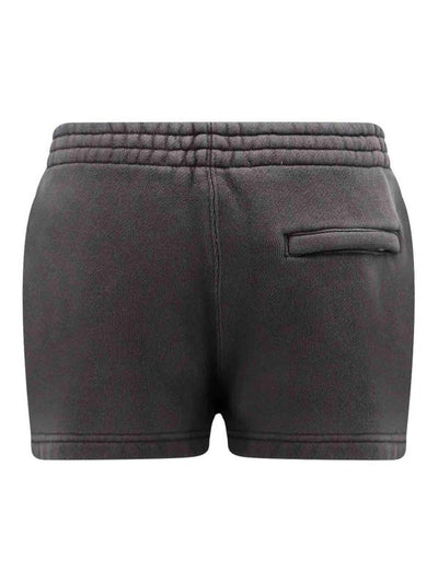 Shorts Essenziali In Spugna Con Logo