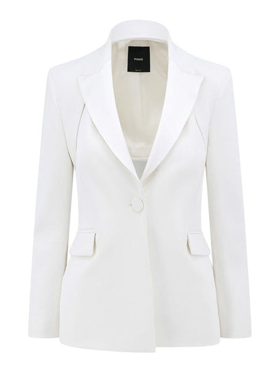 Blazer In Tessuto Tecnico Crpe Stretch