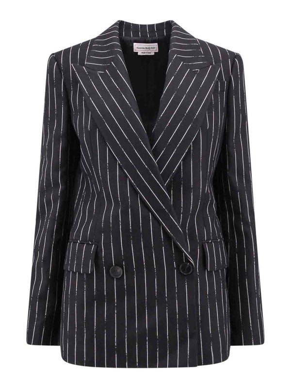 Blazer Doppiopetto Gessato Spezzato