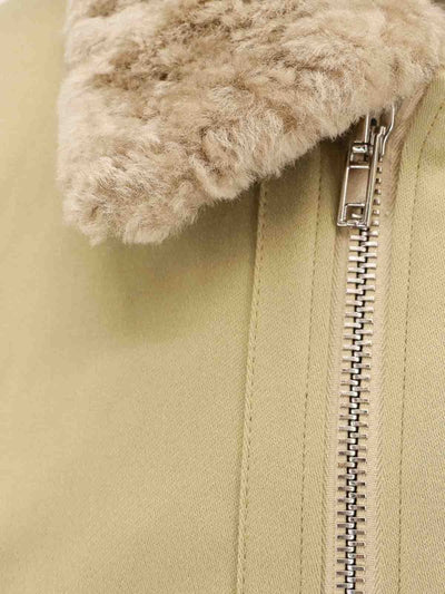 Giubbotto Imbottito In Shearling