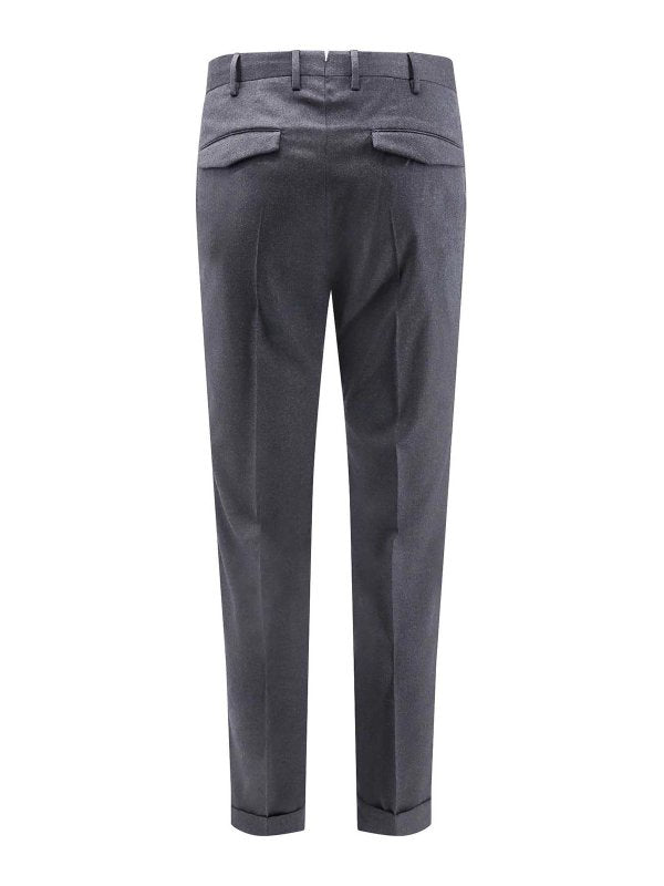 Pantalone Master Fit In Lana Vergine Stretch