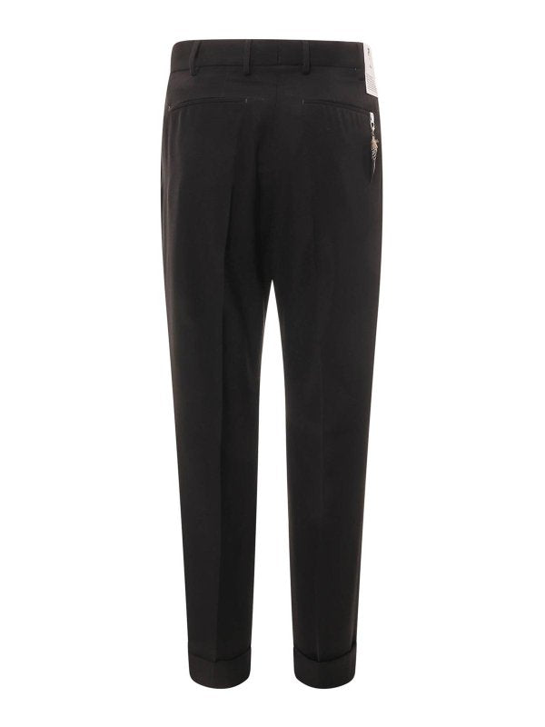 Pantalone Edge In Lana Vergine Super 100 S