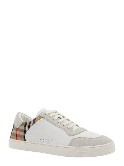 Sneaker In Pelle E Camoscio