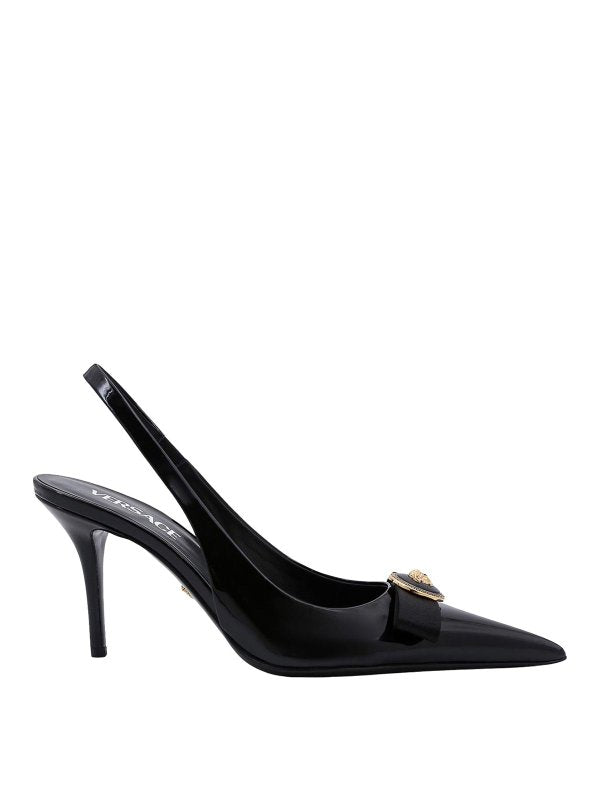 Slingback Gianni Bow In Vernice