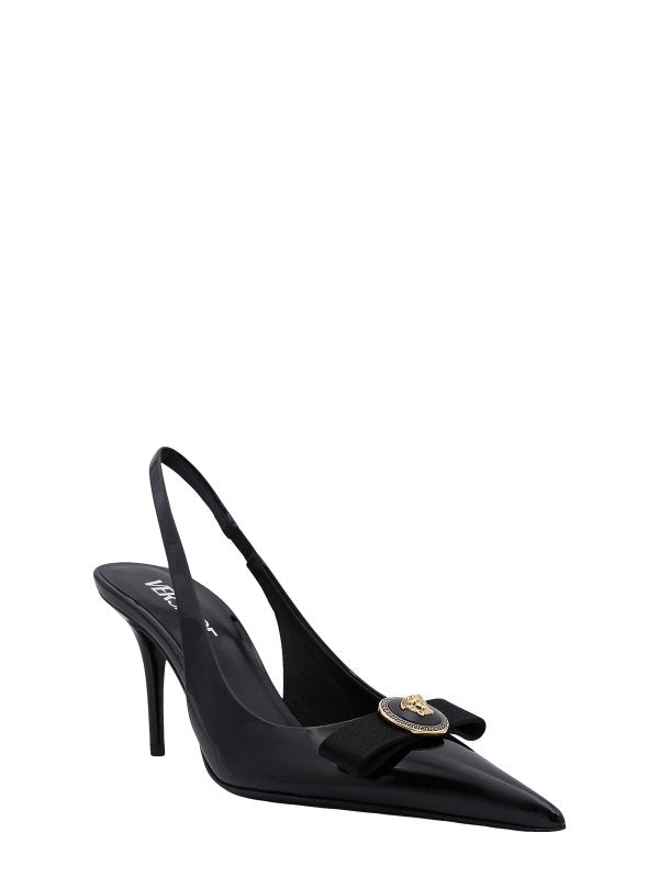 Slingback Gianni Bow In Vernice