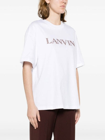 T-shirt In Cotone Logata