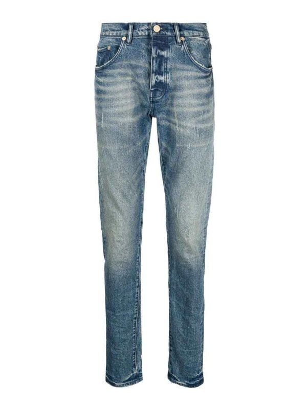 Jeans Slim In Cotone Denim