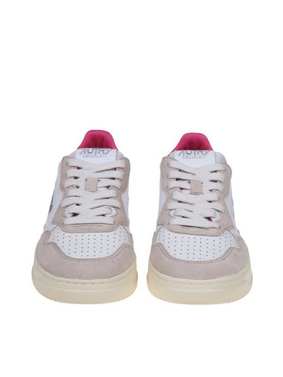 Sneakers In Pelle E Camoscio