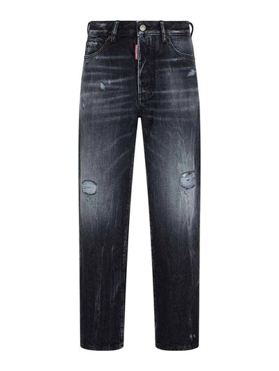 Jeans Dritti Strappati