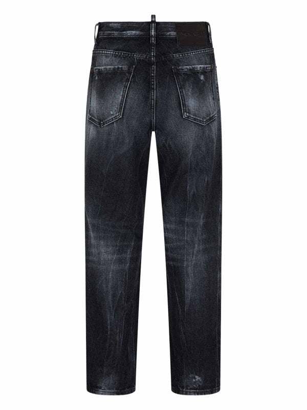 Jeans Dritti Strappati