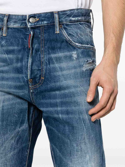 Jeans 642 A Gamba Dritta Effetto Consumato